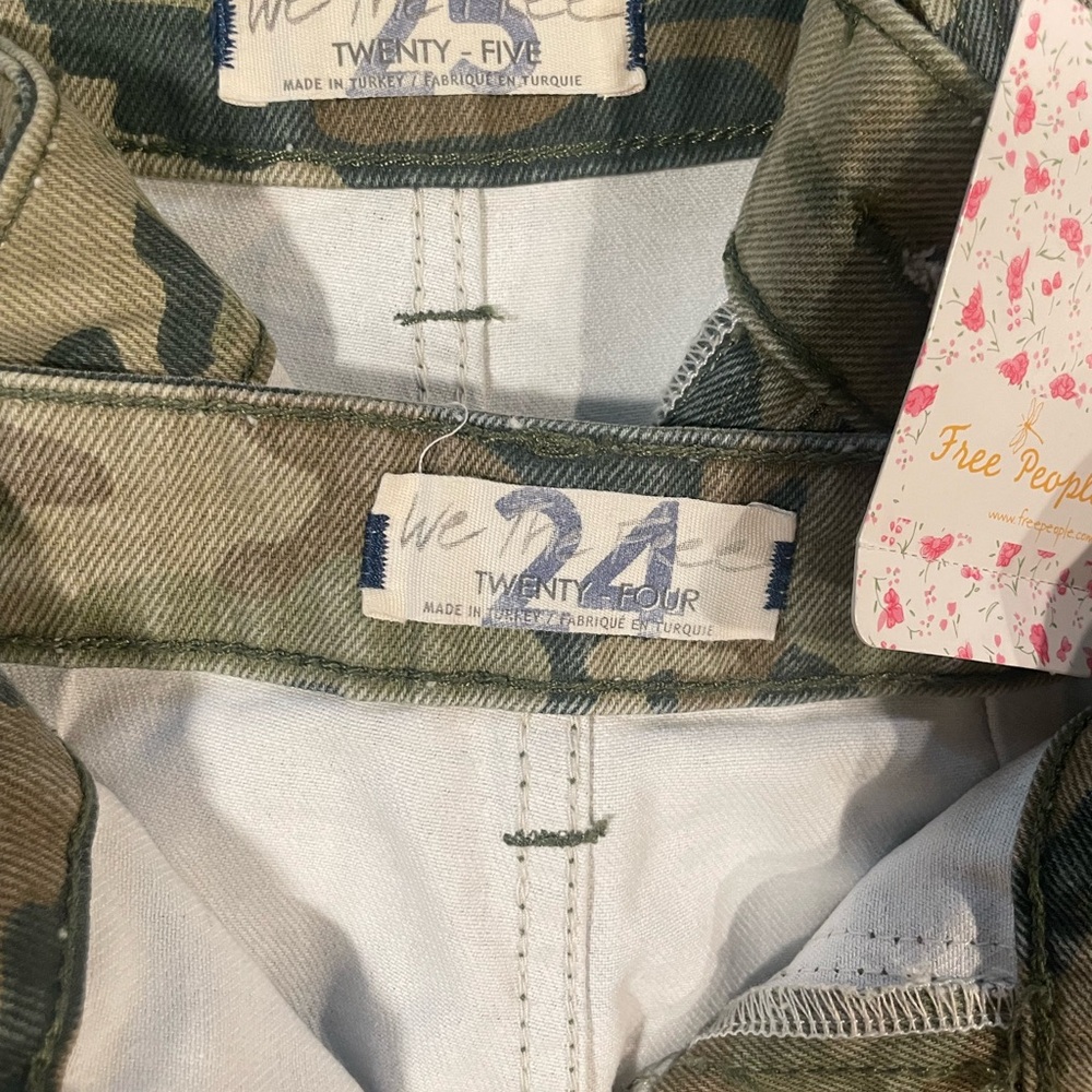 Free People Camouflage Cropped Pants - Picture 7 of 7